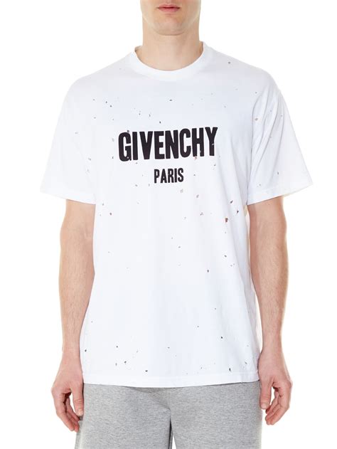 givenchy white shirt black stars|Givenchy shirt size chart.